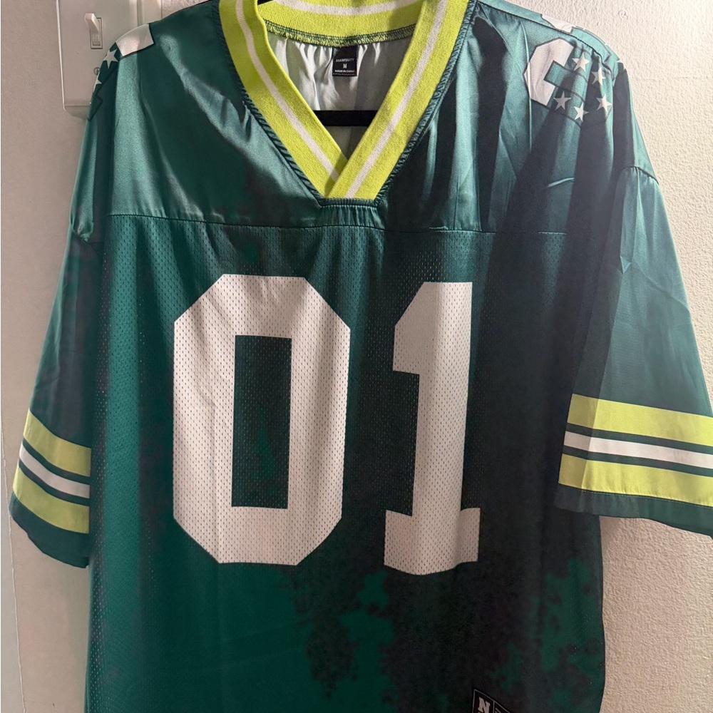 NFINITY Vibrant Green and White Athletic Top